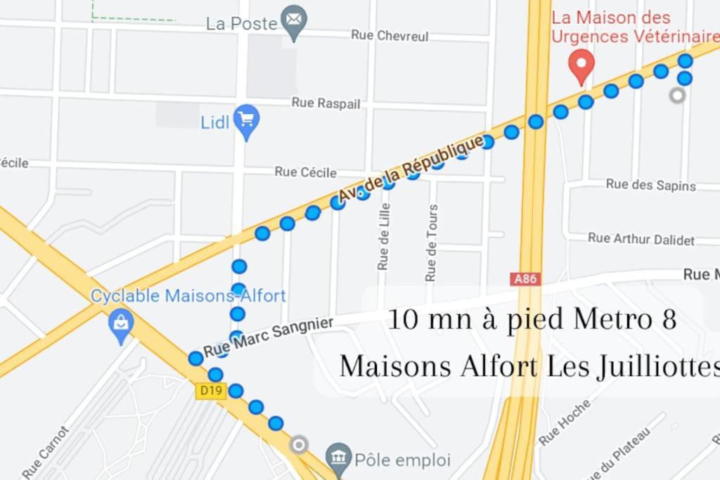 Escale-Marne Fr - 202 - Free Parking - Free Luggage Storage - All Equipped - Linen Included - Washing Machine - 10Mn Walk Metro 8 - Rer A - Panoramic View - From 1 To 14 Guests Maisons-Alfort Exterior photo