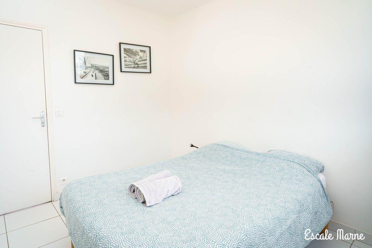 Escale-Marne Fr - 202 - Free Parking - Free Luggage Storage - All Equipped - Linen Included - Washing Machine - 10Mn Walk Metro 8 - Rer A - Panoramic View - From 1 To 14 Guests Maisons-Alfort Room photo
