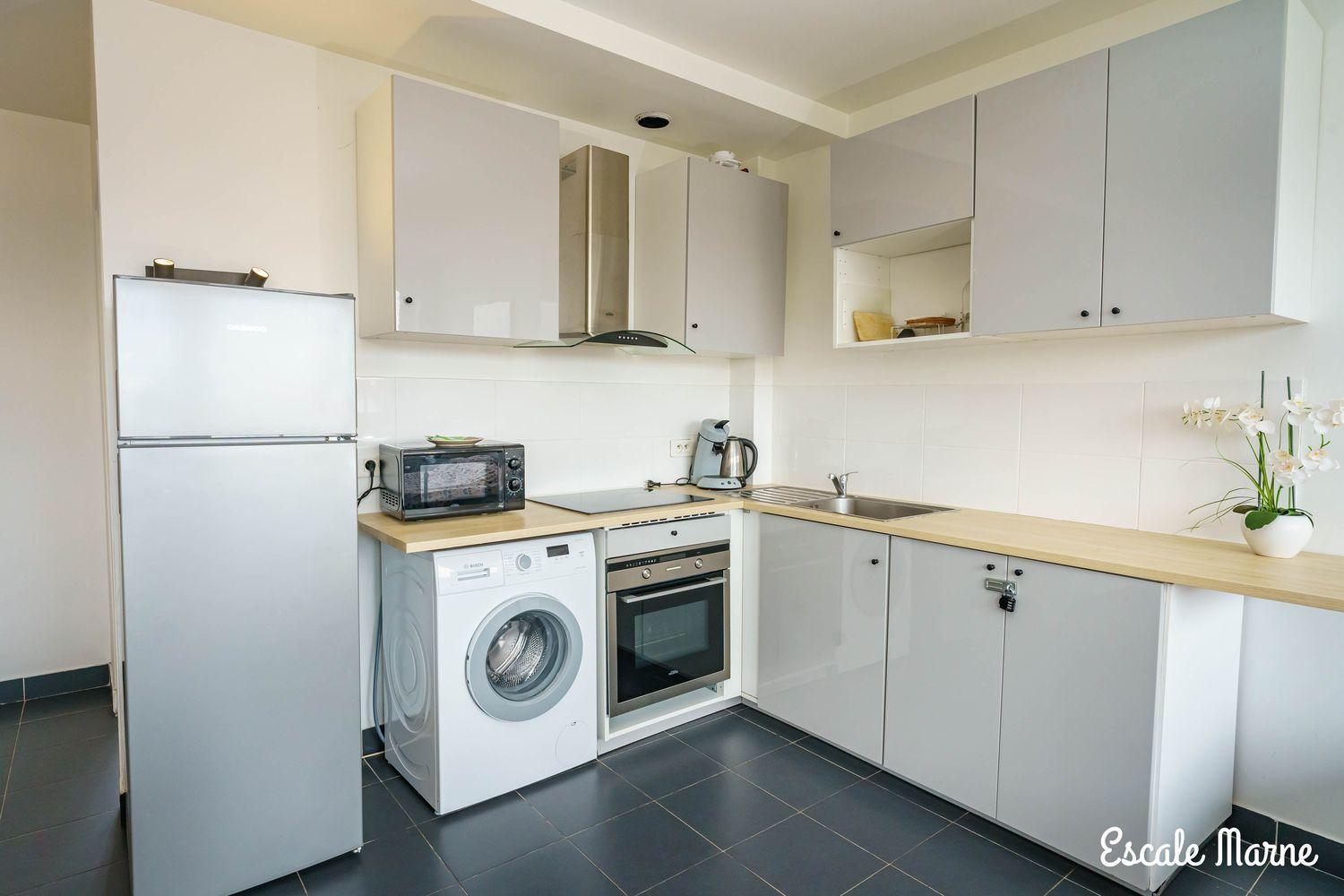 Escale-Marne Fr - 202 - Free Parking - Free Luggage Storage - All Equipped - Linen Included - Washing Machine - 10Mn Walk Metro 8 - Rer A - Panoramic View - From 1 To 14 Guests Maisons-Alfort Exterior photo