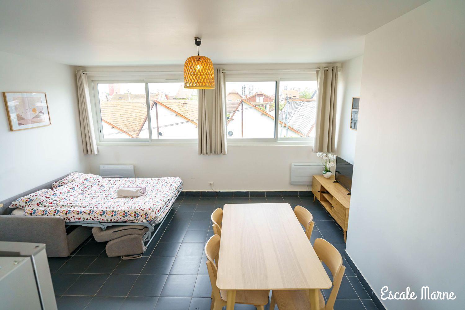 Escale-Marne Fr - 202 - Free Parking - Free Luggage Storage - All Equipped - Linen Included - Washing Machine - 10Mn Walk Metro 8 - Rer A - Panoramic View - From 1 To 14 Guests Maisons-Alfort Exterior photo